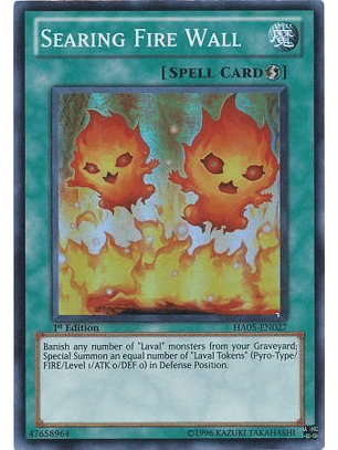 Searing Fire Wall - HA05-EN027 - Super Rare