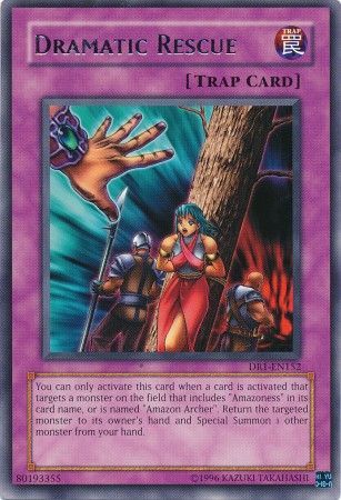 Dramatic Rescue - DR1-EN152 - Rare (daño esquina) 1