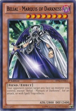 Belial - Marquis of Darkness - BP02-EN061 - Rare 1