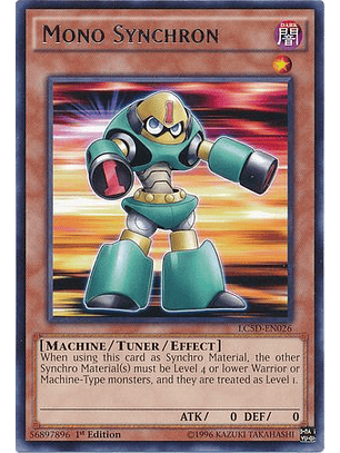 Mono Synchron - LC5D-EN026 - Rare