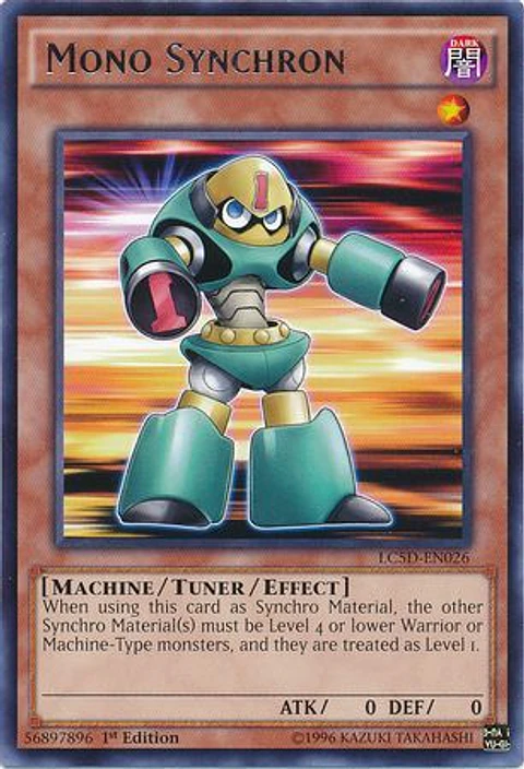 Mono Synchron - LC5D-EN026 - Rare