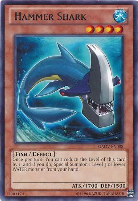 Hammer Shark - GAOV-EN008 - Rare 
