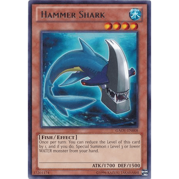 Hammer Shark - GAOV-EN008 - Rare 