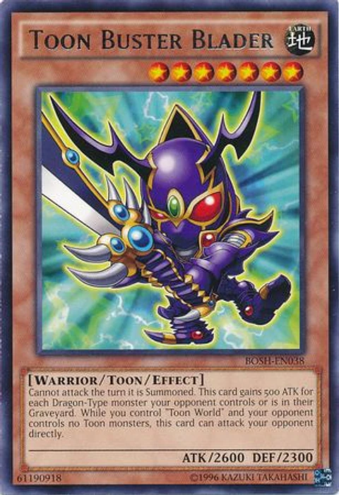 Toon Buster Blader - MP16-EN205 - Rare 