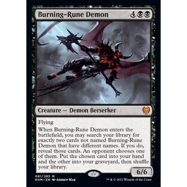 Burning-Rune Demon - KHM - M 
