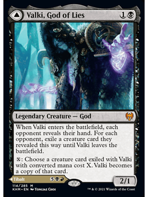 Valki, God of Lies - KHM - M // Tibalt, Cosmic Impostor - KHM - M 