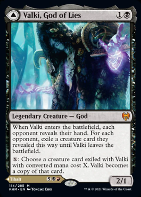 Valki, God of Lies - KHM - M // Tibalt, Cosmic Impostor - KHM - M 