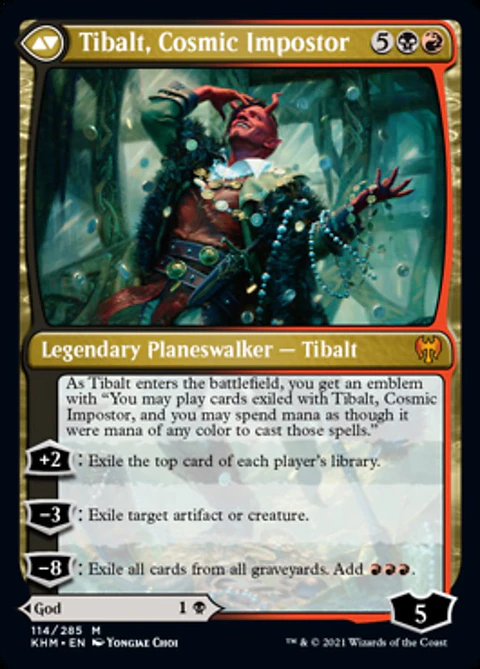 Valki, God of Lies - KHM - M // Tibalt, Cosmic Impostor - KHM - M 