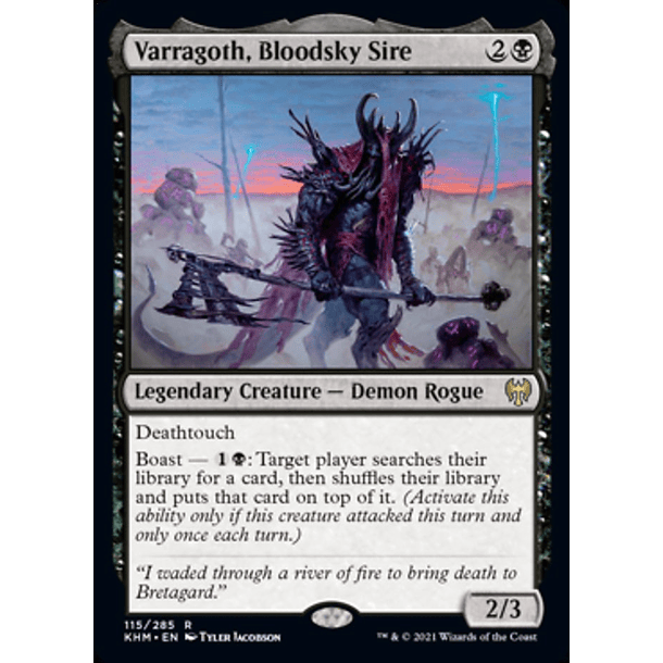 Varragoth, Bloodsky Sire - KHM - R 