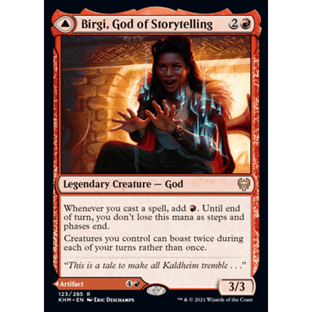 Birgi, God of Storytelling - KHM - R // Harnfel, Horn of Bounty