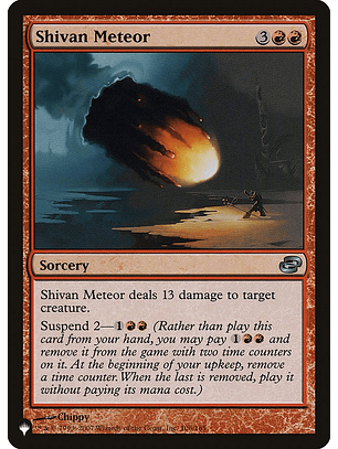 Shivan Meteor - PLIST - U 