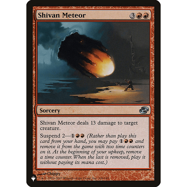 Shivan Meteor - PLIST - U 