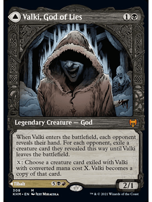 Valki, God of Lies - KHM - M // Tibalt, Cosmic Impostor