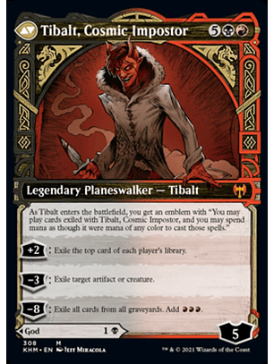 Valki, God of Lies - KHM - M // Tibalt, Cosmic Impostor