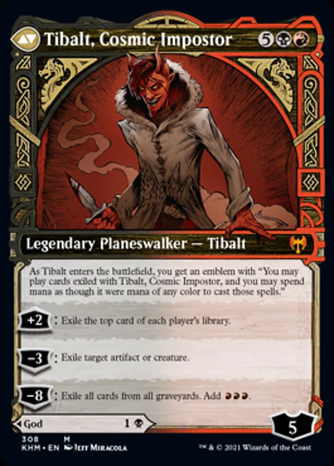 Valki, God of Lies - KHM - M // Tibalt, Cosmic Impostor