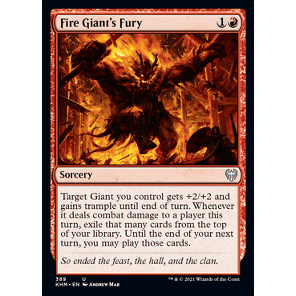 Fire Giant's Fury - KHM - U 