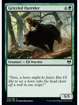 Grizzled Outrider - KHM - C