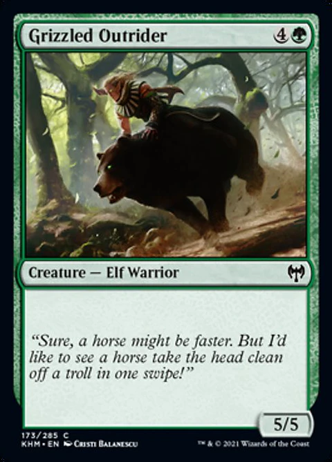 Grizzled Outrider - KHM - C