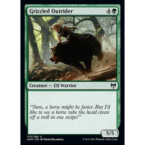 Grizzled Outrider - KHM - C