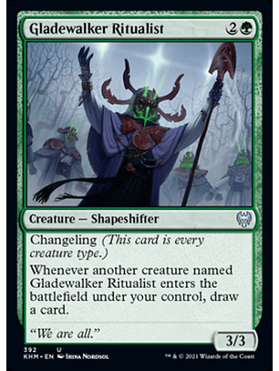 Gladewalker Ritualist - KHM - U 