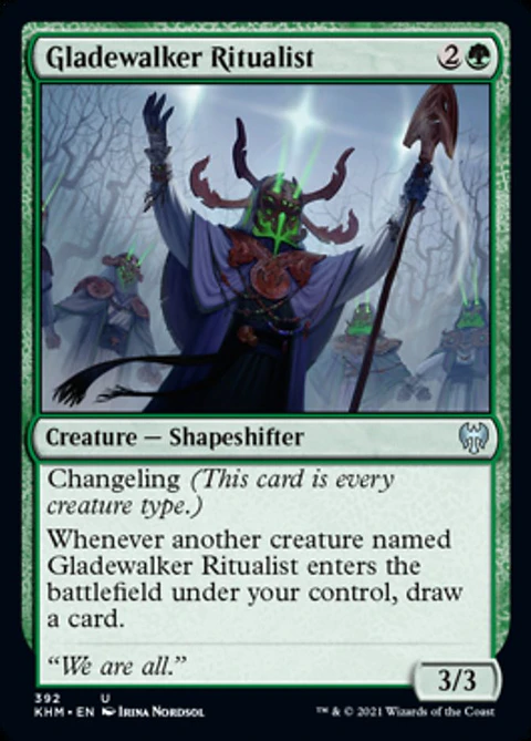Gladewalker Ritualist - KHM - U 