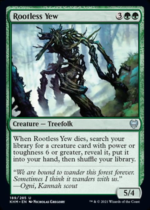 Rootless Yew - KHM - U 