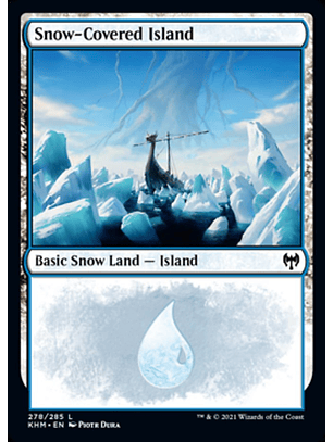 Snow-Covered Island - KHM - 278