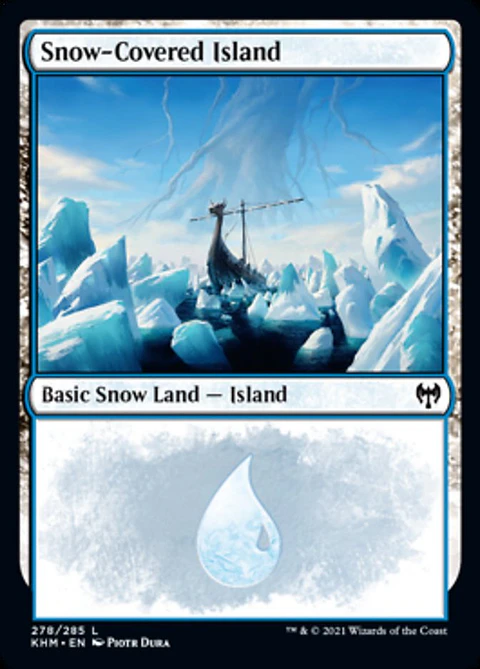 Snow-Covered Island - KHM - 278