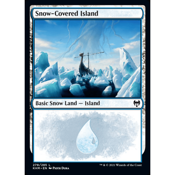 Snow-Covered Island - KHM - 278