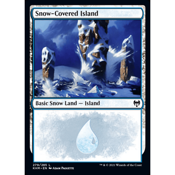 Snow-Covered Island - KHM - 279 1