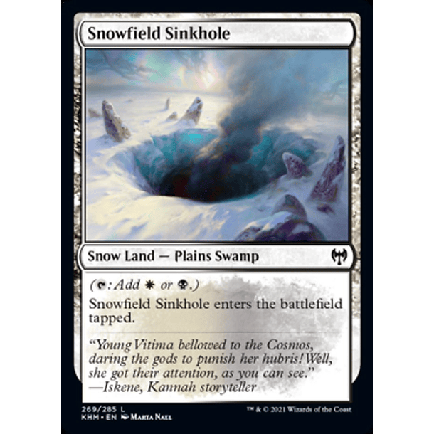 Snowfield Sinkhole - KHM - C