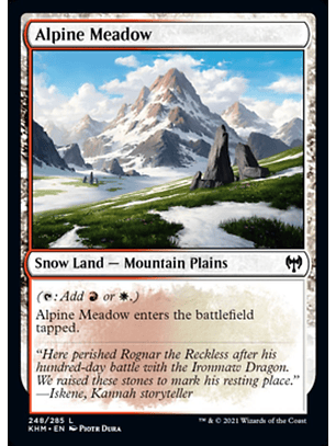 Alpine Meadow - KHM - C