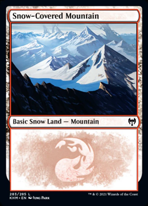 Snow-Covered Mountain - KHM - 283
