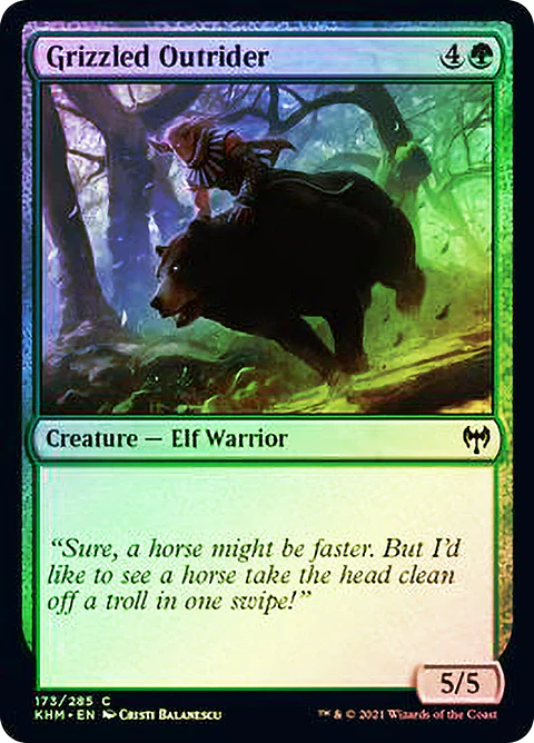 Grizzled Outrider - KHM - C