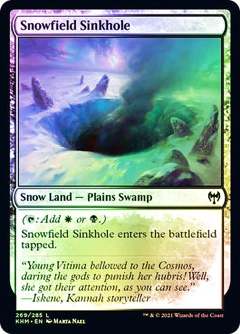 Snowfield Sinkhole - KHM - C
