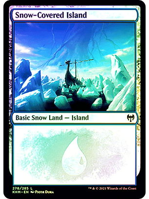 Snow-Covered Island - KHM - 278