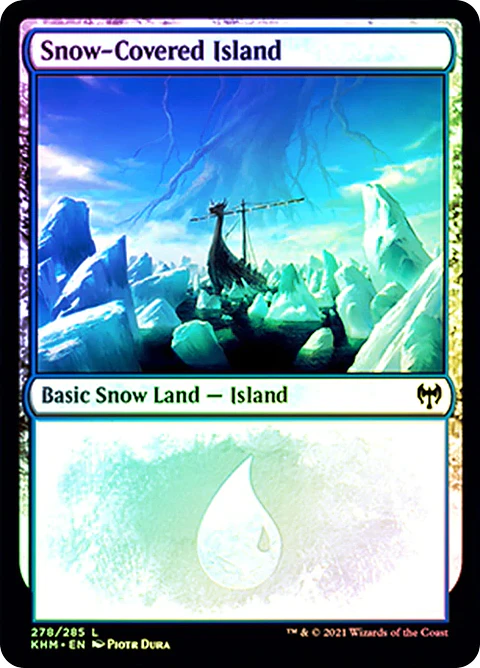 Snow-Covered Island - KHM - 278
