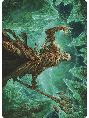 Draugr Necromancer Art Card - KHM-ART 