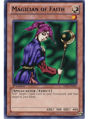 Magician of Faith - BP02-EN005 - Rare 