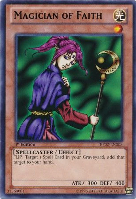 Magician of Faith - BP02-EN005 - Rare 