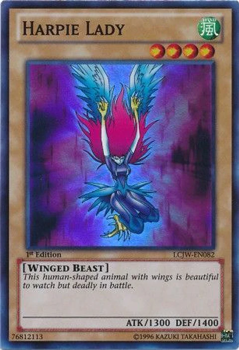 Harpie Lady - LCJW-EN082 - Super Rare