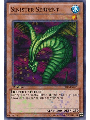 Sinister Serpent - BP02-EN015 - Mosaic Rare