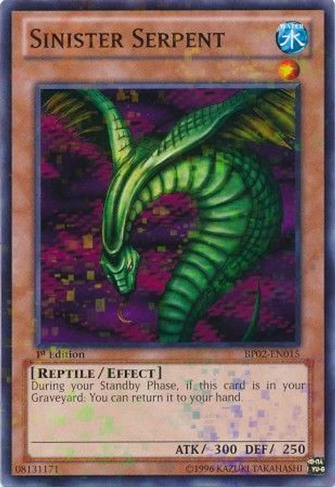 Sinister Serpent - BP02-EN015 - Mosaic Rare