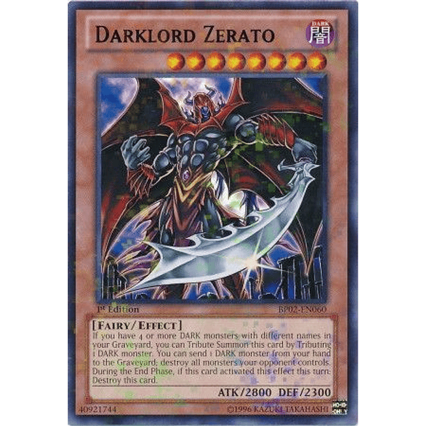 Darklord Zerato - BP02-EN060 - Mosaic Rare