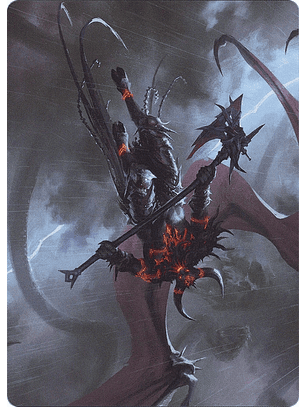 Burning-Rune Demon Art Series: Kaldheim