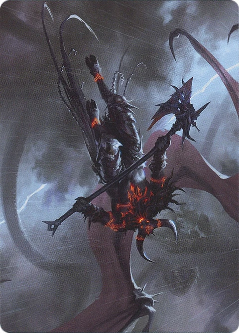 Burning-Rune Demon Art Series: Kaldheim
