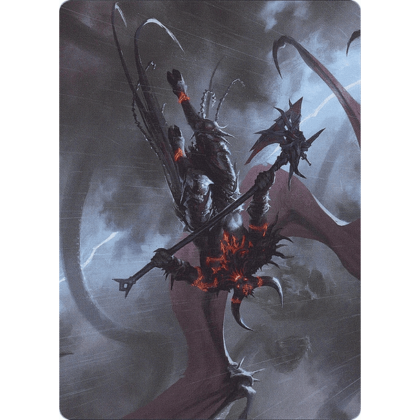 Burning-Rune Demon Art Series: Kaldheim