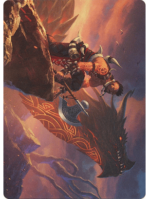 Dragonkin Berserker Art Series: Kaldheim