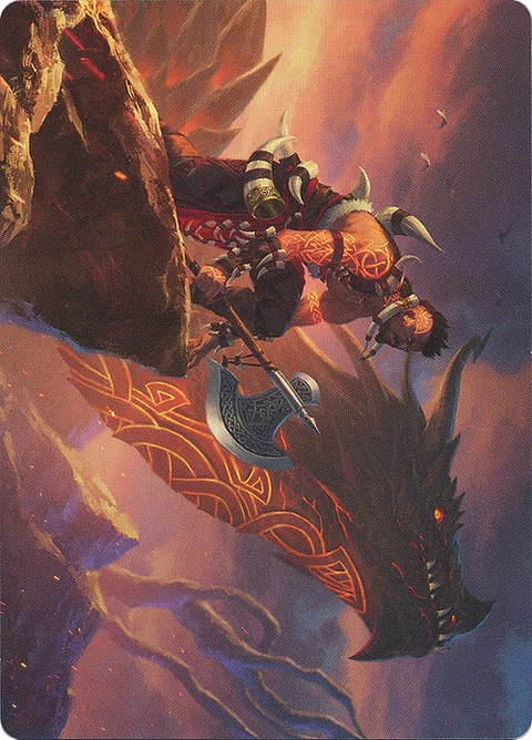 Dragonkin Berserker Art Series: Kaldheim