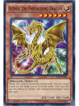Aether, the Empowering Dragon - YS14-EN011 - Common